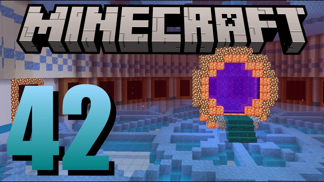 O NETHER HUB DE GELO!!!! - Em Busca da Casa Ecológica #42