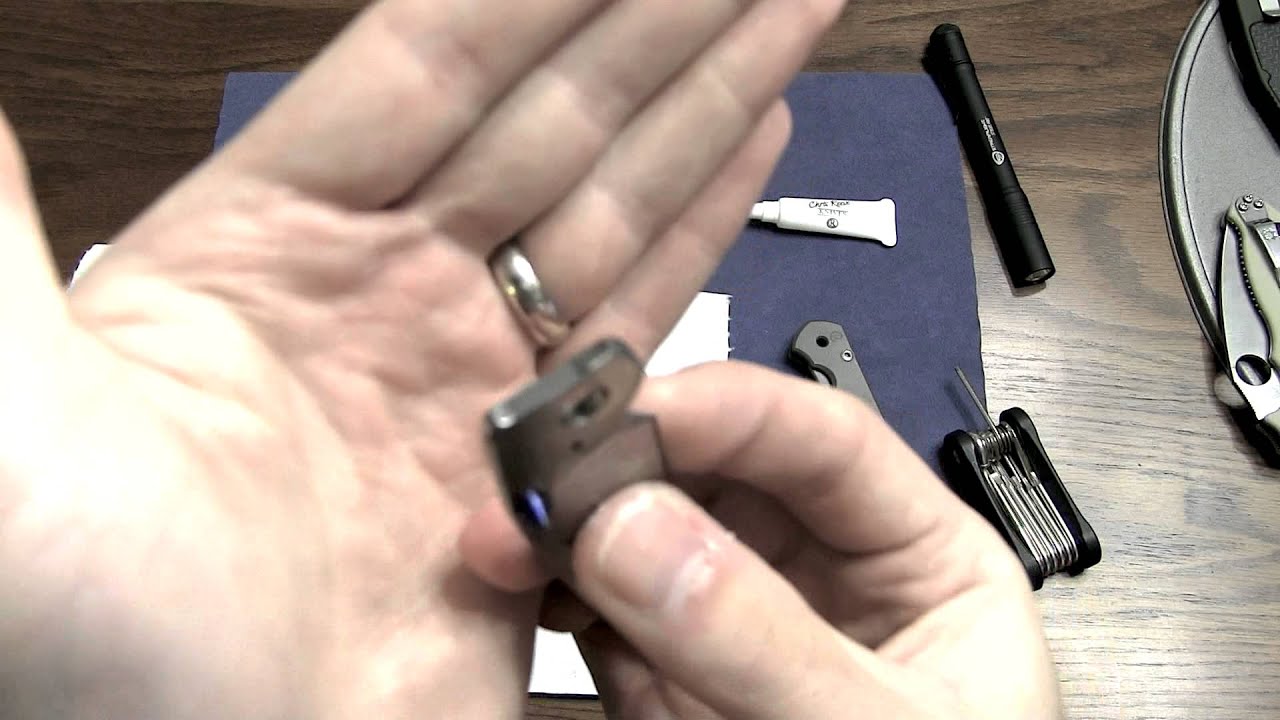 How To: Clean and Lube Chris Reeve Sebenza