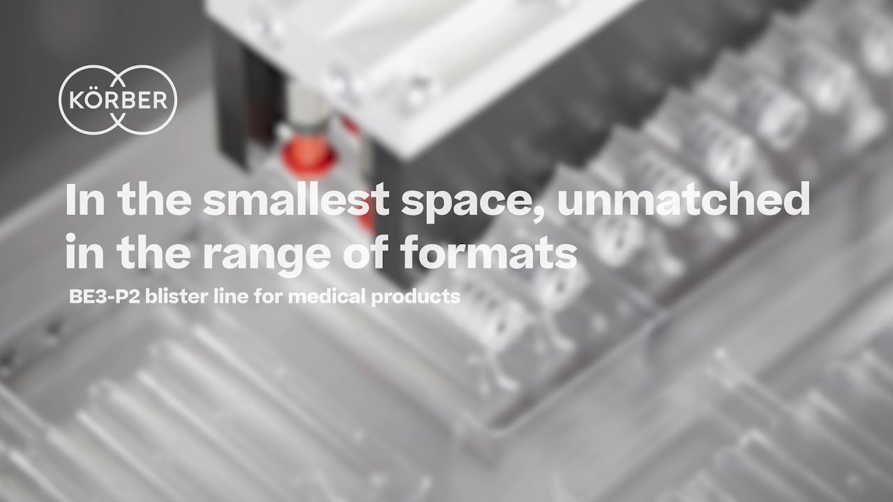 BE3-P2 blister line for medical products