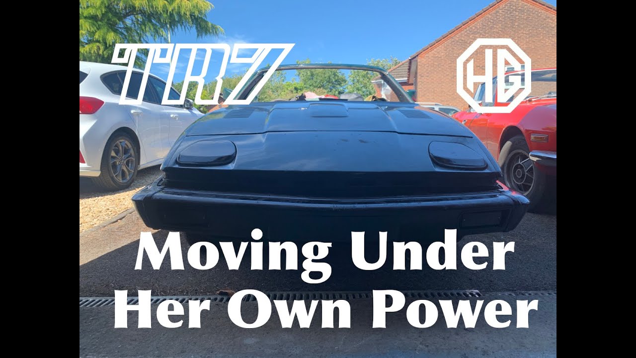Triumph TR7 Restoration:  Moving Under Her Own Power