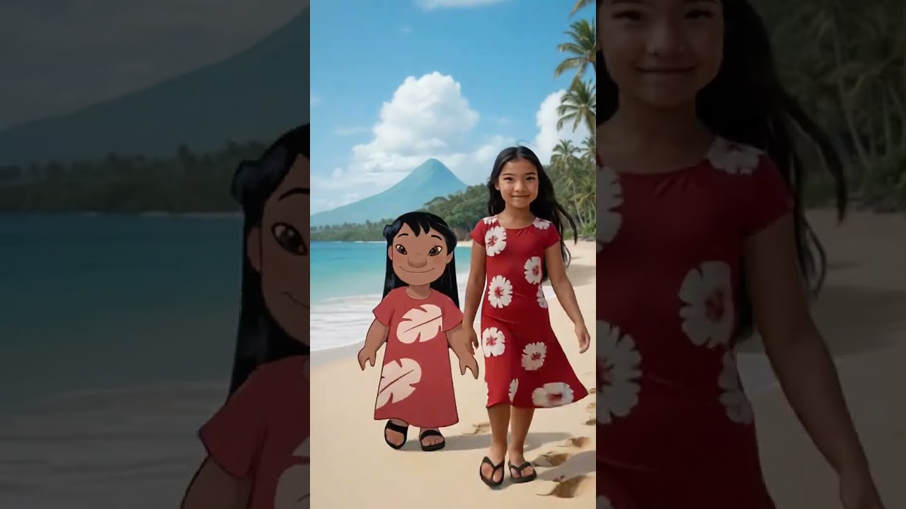 Lilo & Stitch in real life😱😱😱