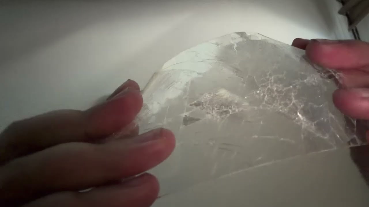 asmr while taking my screen protector off