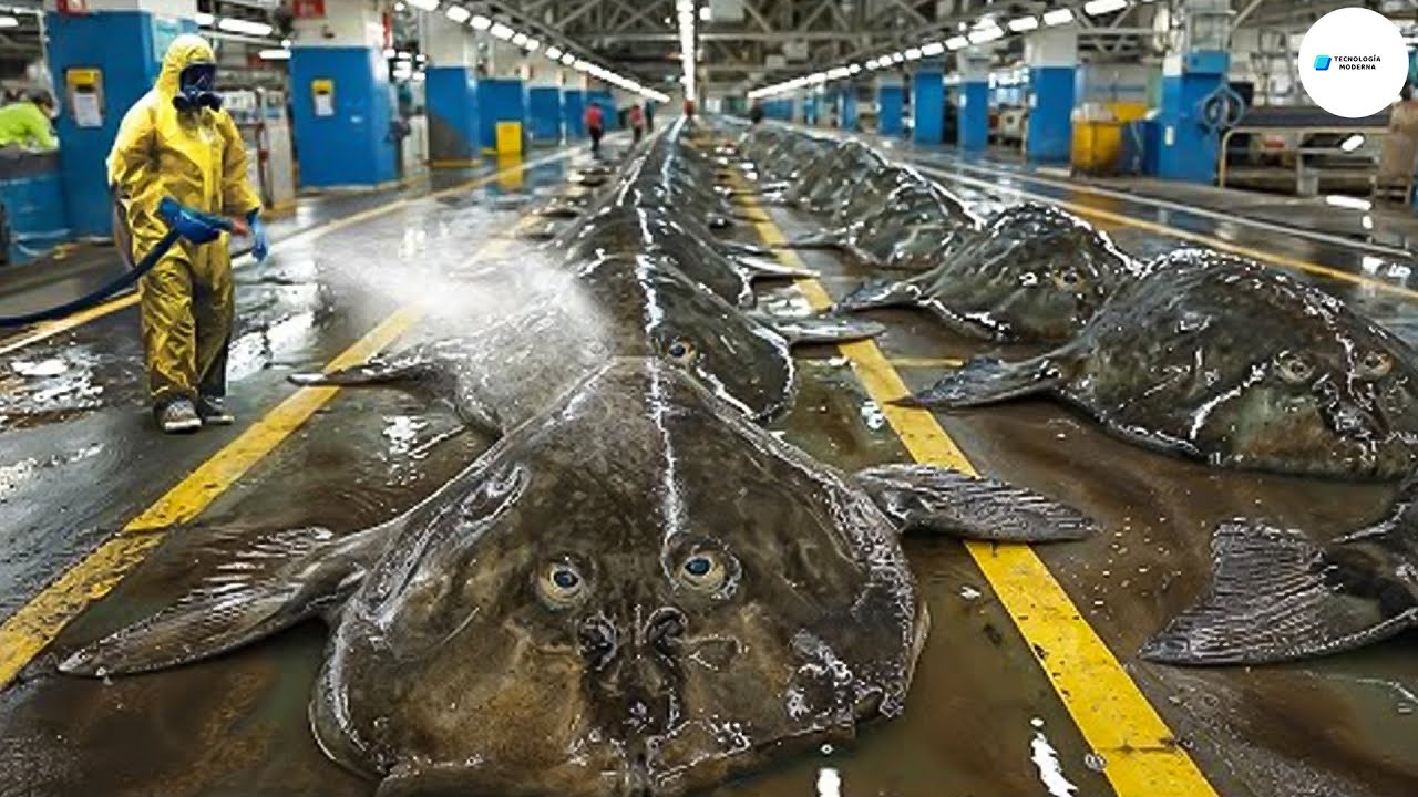 Por Qué El Fletán Es Tan Caro - Moderna Fábrica De Procesamiento De Pescado ? | Agricultura