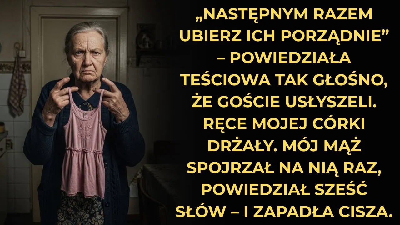 „Na tym przyjęciu nie ma miejsca dla twoich dzieci z dyskontu” – zadrwiła teściowa. Moja córka...