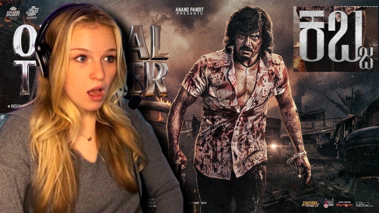 KABZAA Blind Trailer REACTION!! | Upendra |Sudeepa | Shivarajkumar |Shriya | R.Chandru|Ravi Basrur