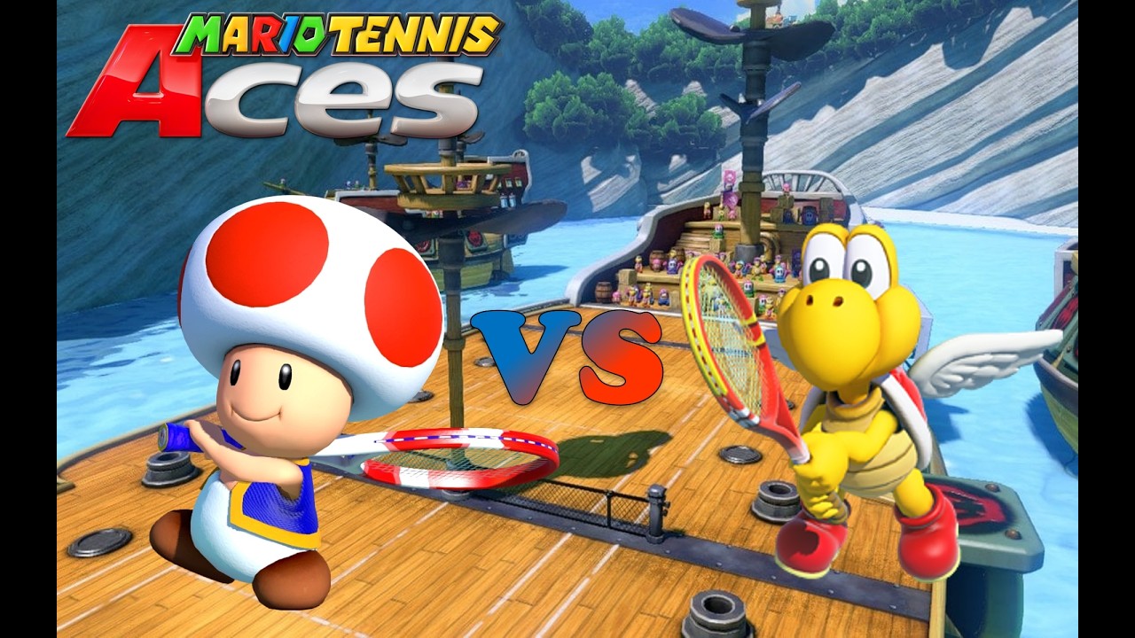 Mario Tennis Aces - Тоад против Купы-парашютиста - Дикое море