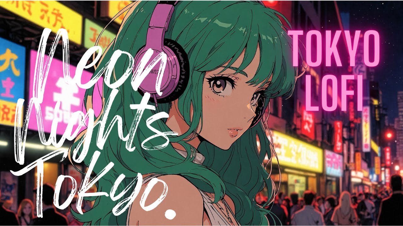 [Playlist] Neon Dreams Tokyo | Synthwave Lofi Playlist | Futuristic Night Beats  | Study Work BGM