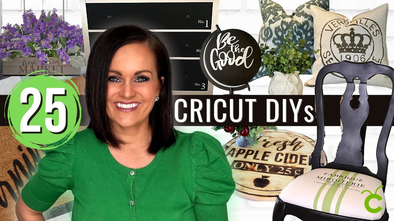 25 ПОТРЯСАЮЩИХ DIY-проектов, которые можно воплотить с помощью CRICUT!