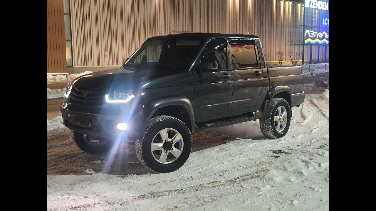 Колеса от Toyota Lend Cruser 200 (285/60 R18) в Уаз Патриот. Перешел на липучку.