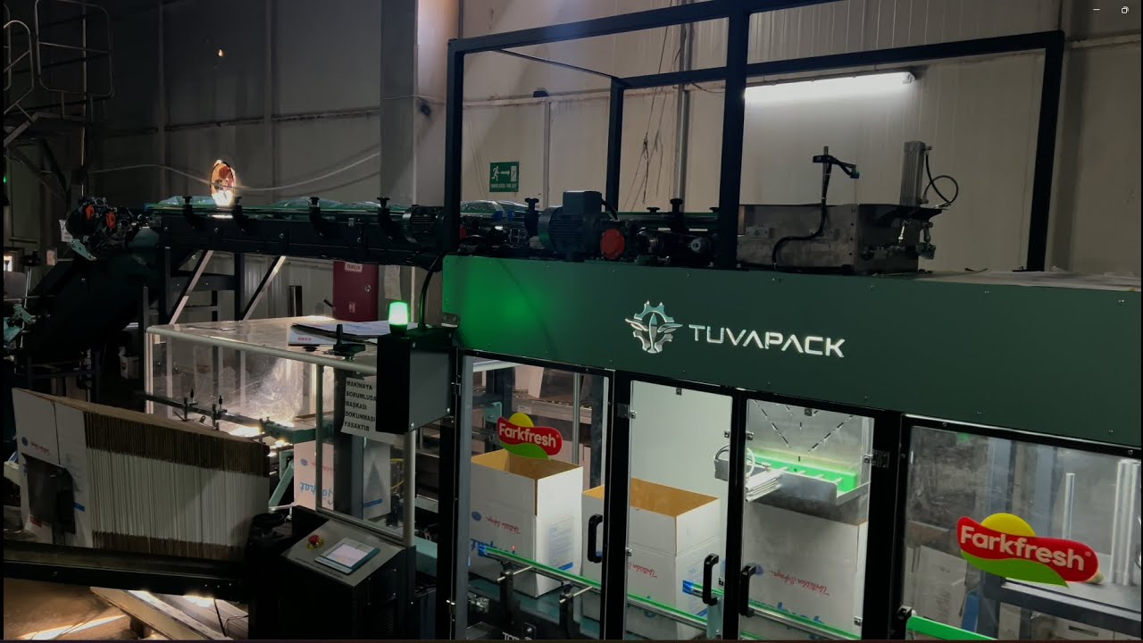 TUVA - Otomatik Paket Kolileme Hattı