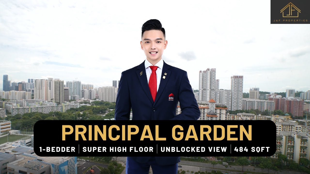 Unblocked Views in Principal Garden: 1-Bedroom Condo | Super High Floor & Brand New Condition