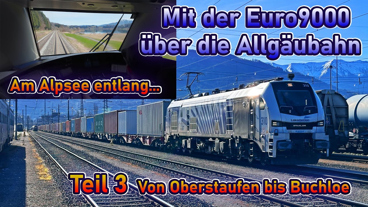 Klappt der Traktionswechsel diesmal? Auf der Allgäubahn unterwegs | Lokführeralltag #32 | Teil 3