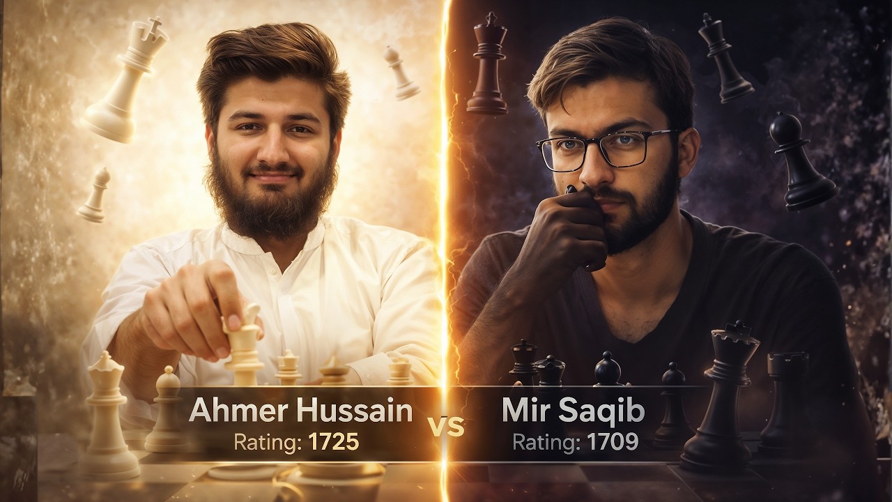 AIM SHOWDOWN | Ahmer Hussain (1725) vs Mir Saqib (1709) | Team Tournament Match