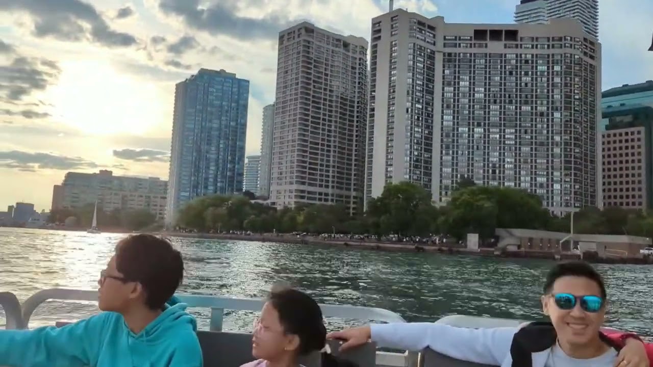 Riding Water Taxi Toronto Bay Area To Centre Island