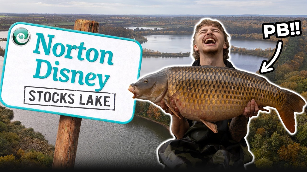 Carp Fishing at NORTON DISNEY STOCKS LAKE (I BREAK MY PB!!)