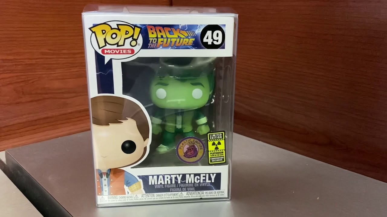 Funko Marty McFly Plutonium Plastic Empire Exclusive (w/Glow Test)