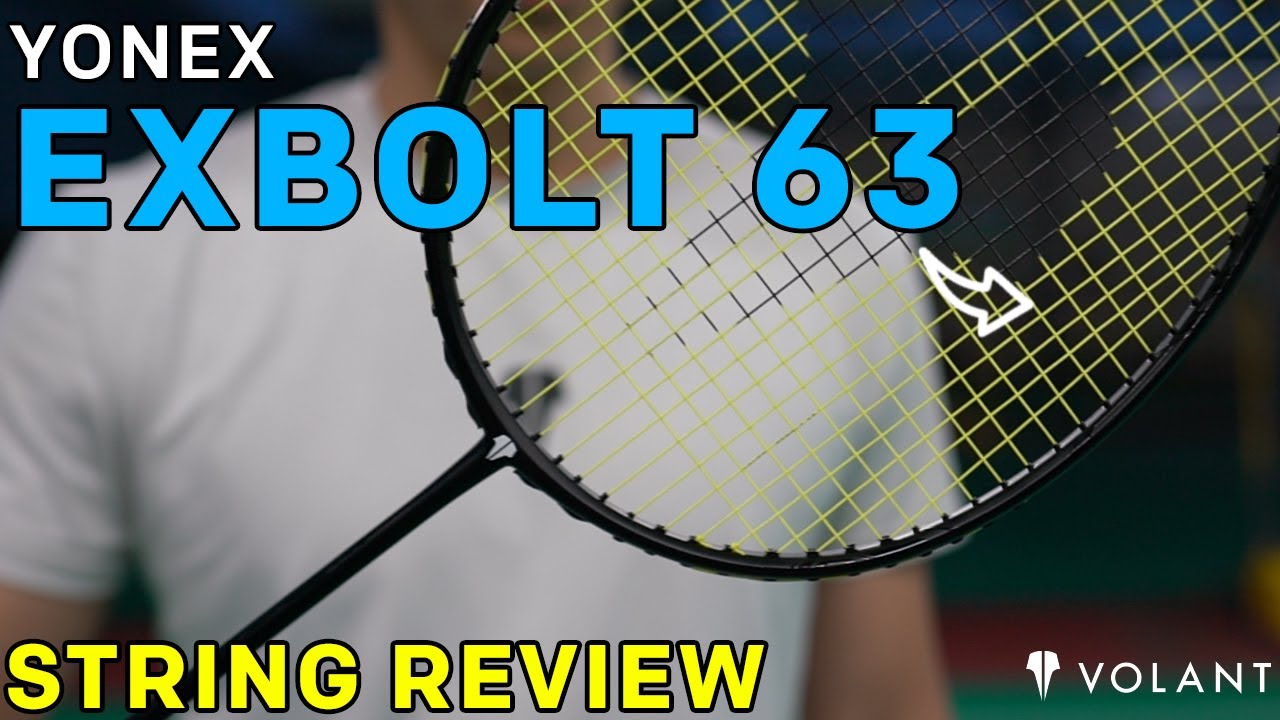 Обзор струн для бадминтона Yonex ExBolt 63 — Volant