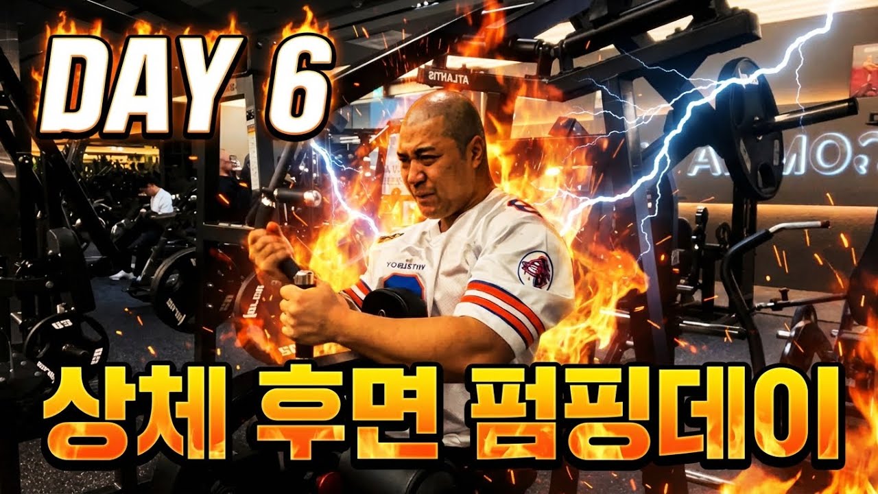 등 어깨 이두 완벽 루틴 | 99%가 모르는 반대 힘 컨트롤로 펌핑 2배! 상체 후면 고반복 8가지 운동
