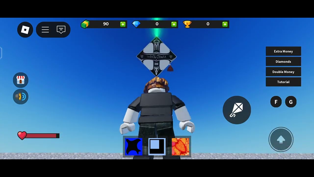 we play kite combat in roblox
