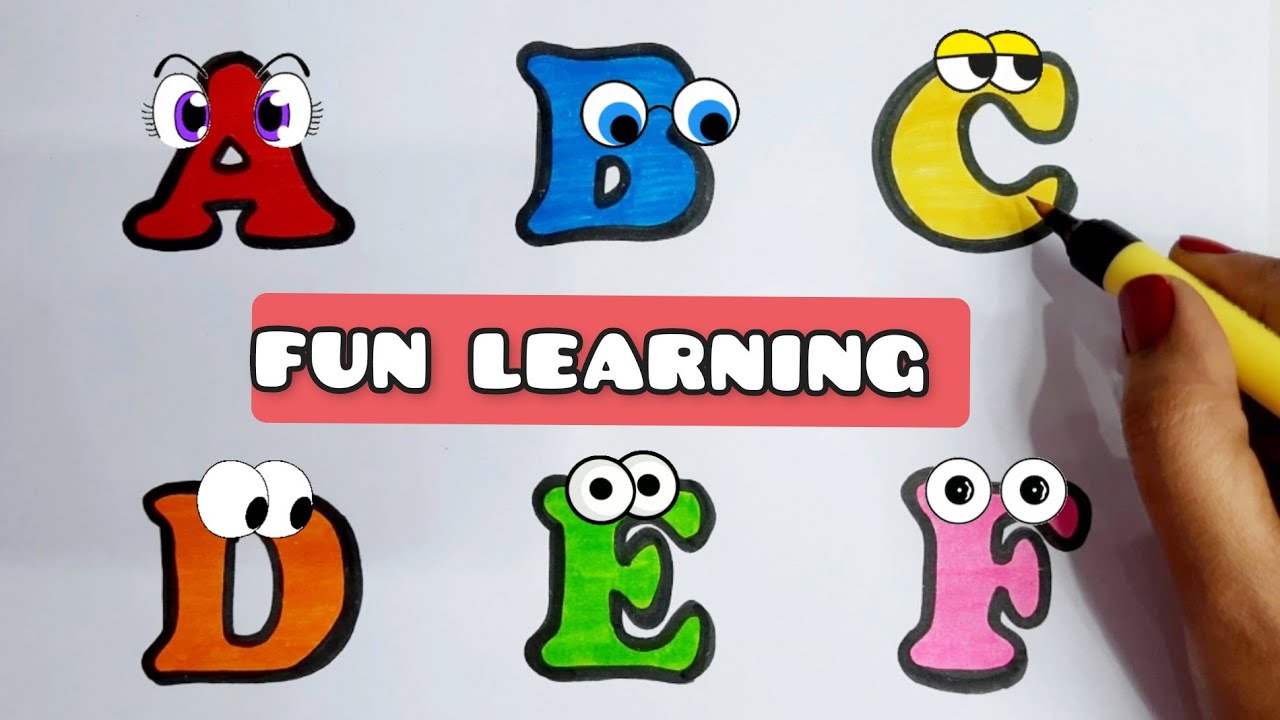 learn ABC In Fun Way For Nursery Kids..