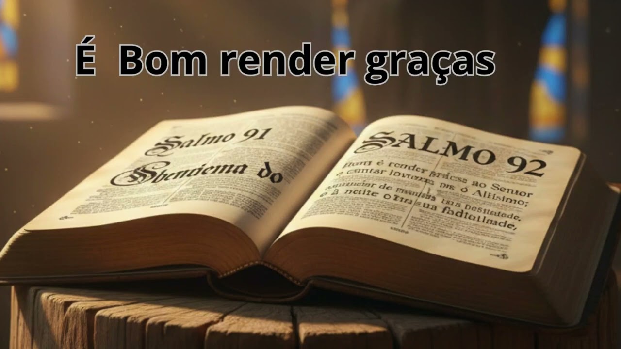 É Bom Render Graças 
