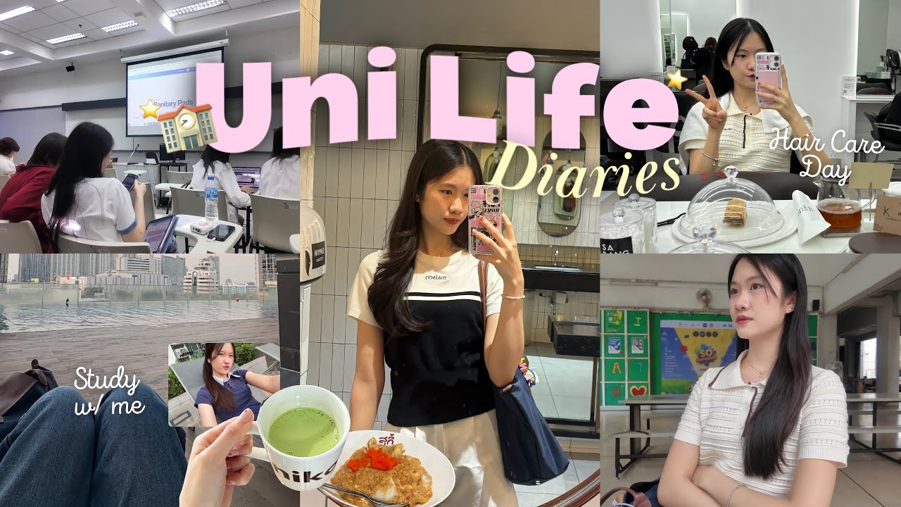 Uni Life Diaries 🏫 | ไดอารี่ชีวิตเด็กนิเทศจุฬาฯ ปี 3 วันเรียนเต็มวัน, พาไป Self Care💆🏻‍♀️
