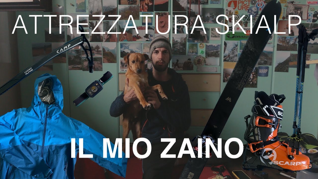 La mia attrezzatura per lo Scialpinismo 🎿⛷️