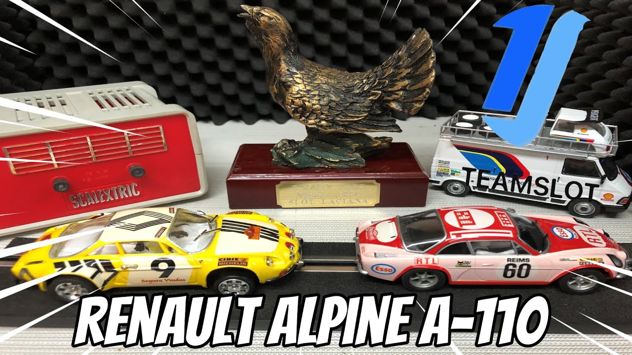 103.- 🎥 Renault Alpine A-110 de TeamSlot con chasis 3D
