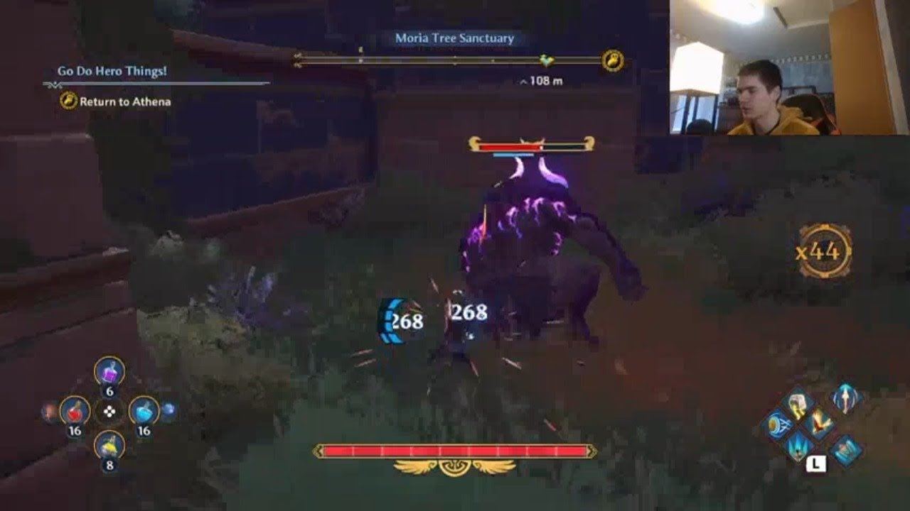 Immortals Fenyx Rising 100% Playthrough Part 32 Athena tries to stab us
