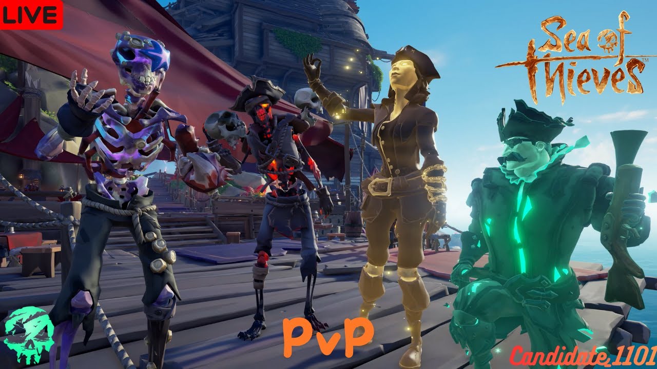 SEA OF THIEVES LIVE PvP TOURNAMENT AA JAO DEKHA TEHE KYA HOTA HE WIN OR DIE GUY'S...