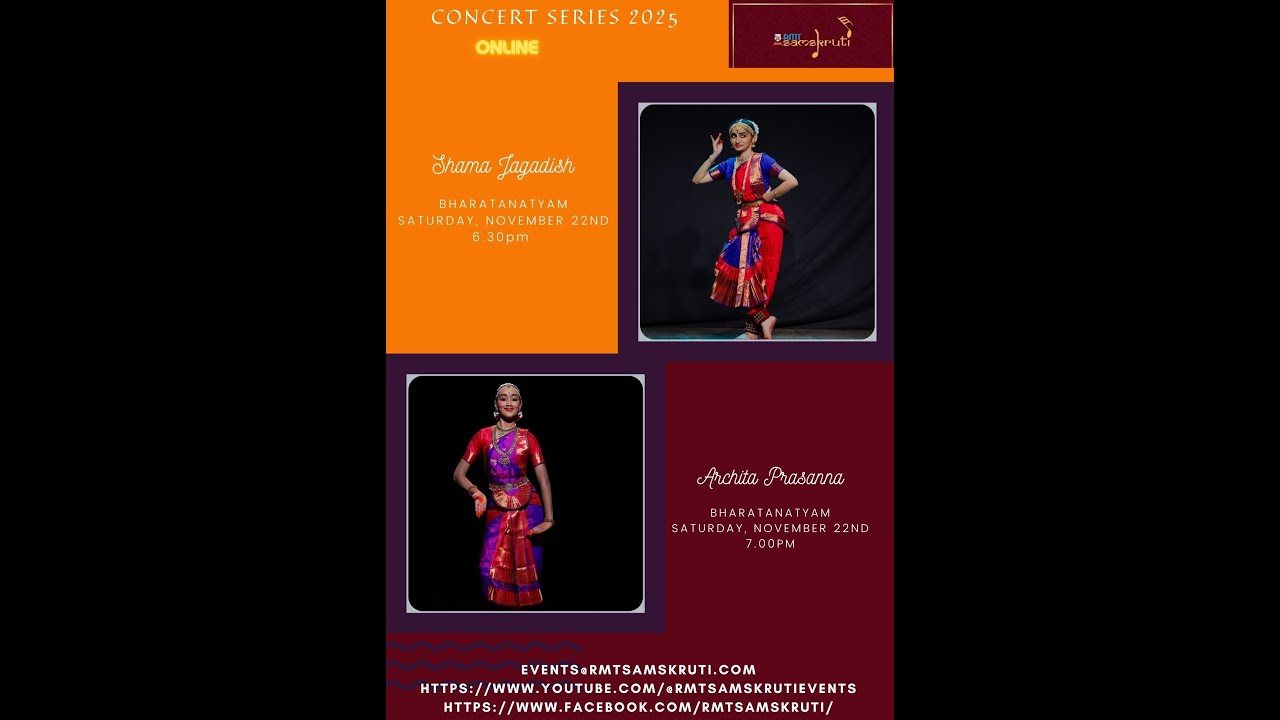 RMT Samskruti Annual Festival'25-Shama Jagadish