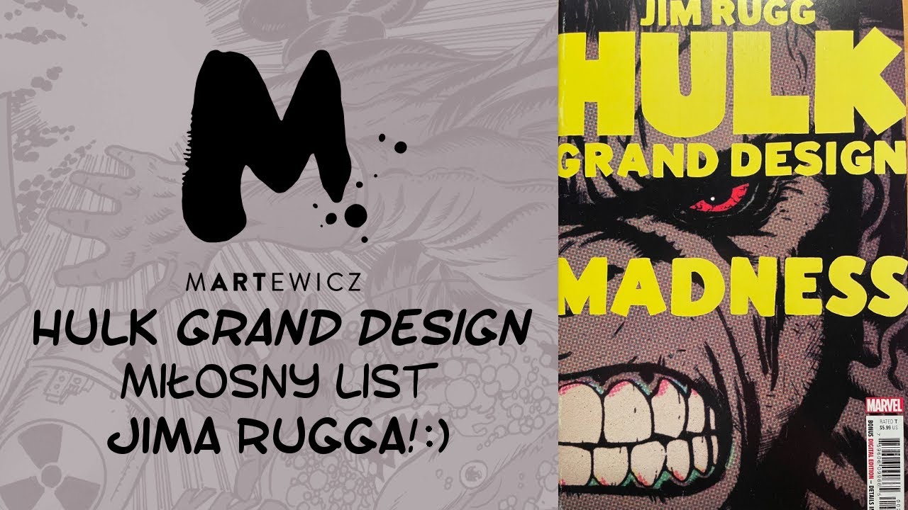 Hulk GRAND DESIGN -- Jim Rugg i dzieje Hulka w kapsułce!