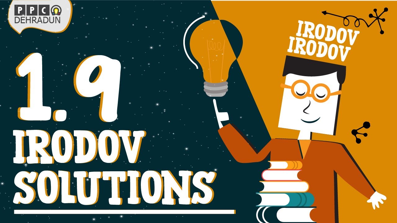 [1.9] - Problems in general Physics by I E Irodov: Solution by Saket Sir