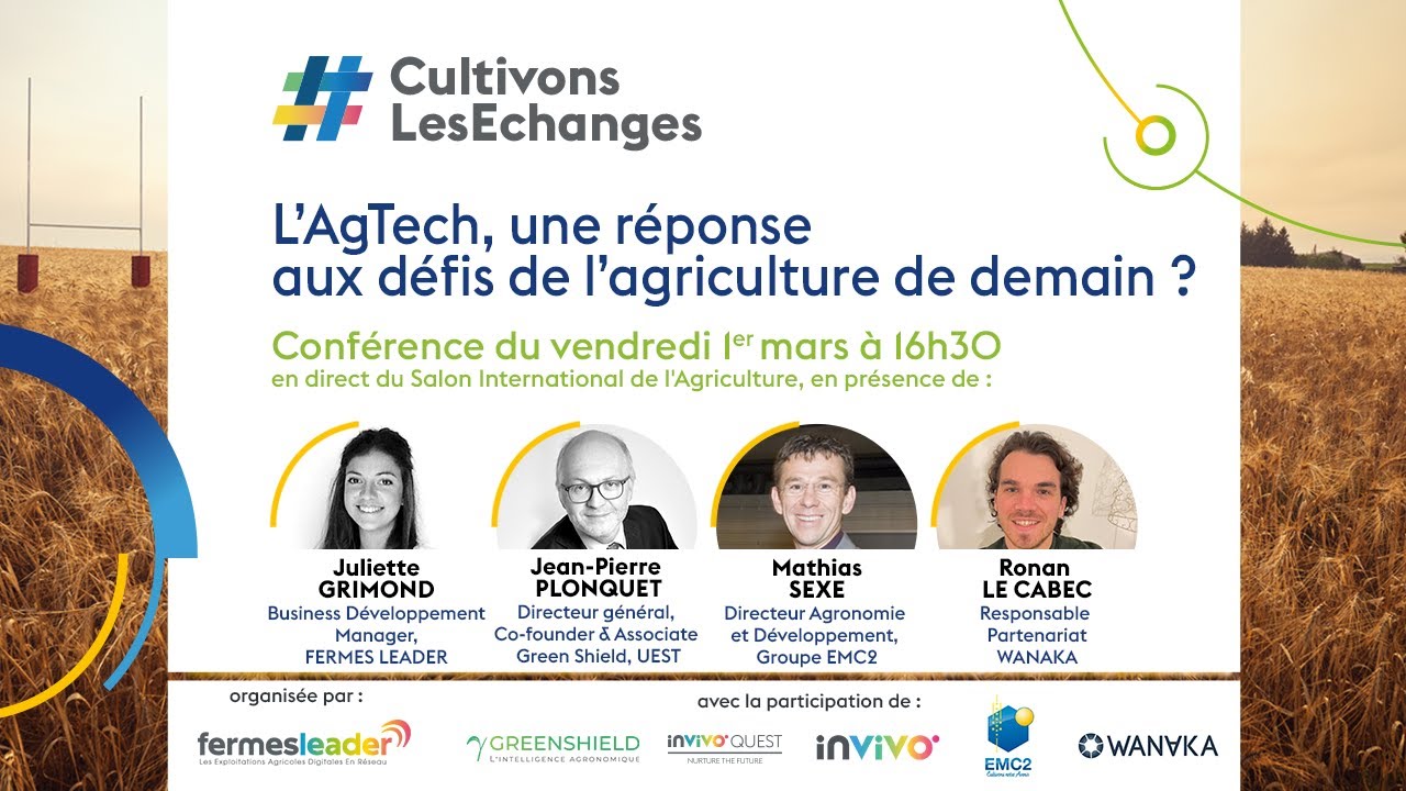 L’AgTech, une réponse aux défis de l’agriculture de demain ? - SIA 2024