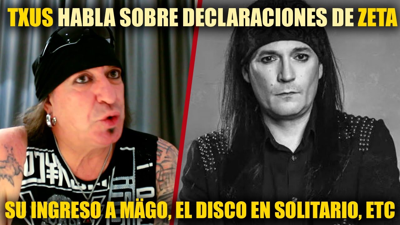Txus habla sobre Zeta y las declaraciones del disco en solitario