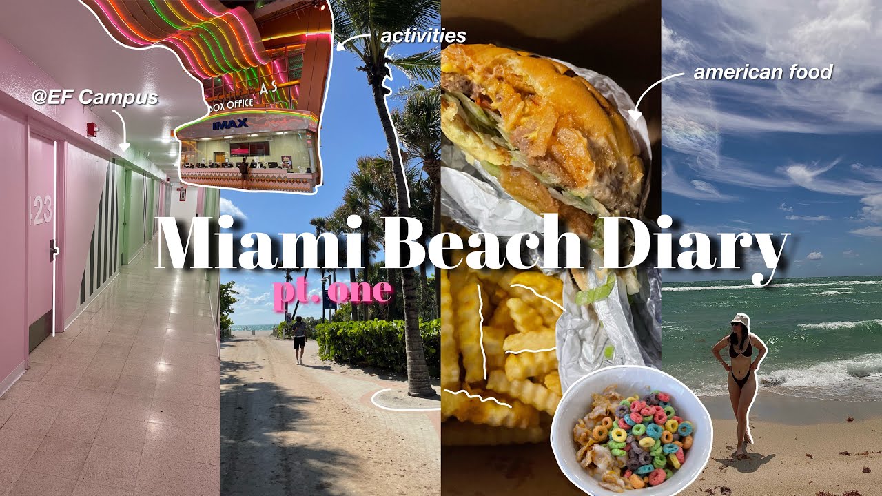 EF Miami Beach Diary pt one - Mein 1. mal USA, Sprachreise, Kulturschock, Freunde finden