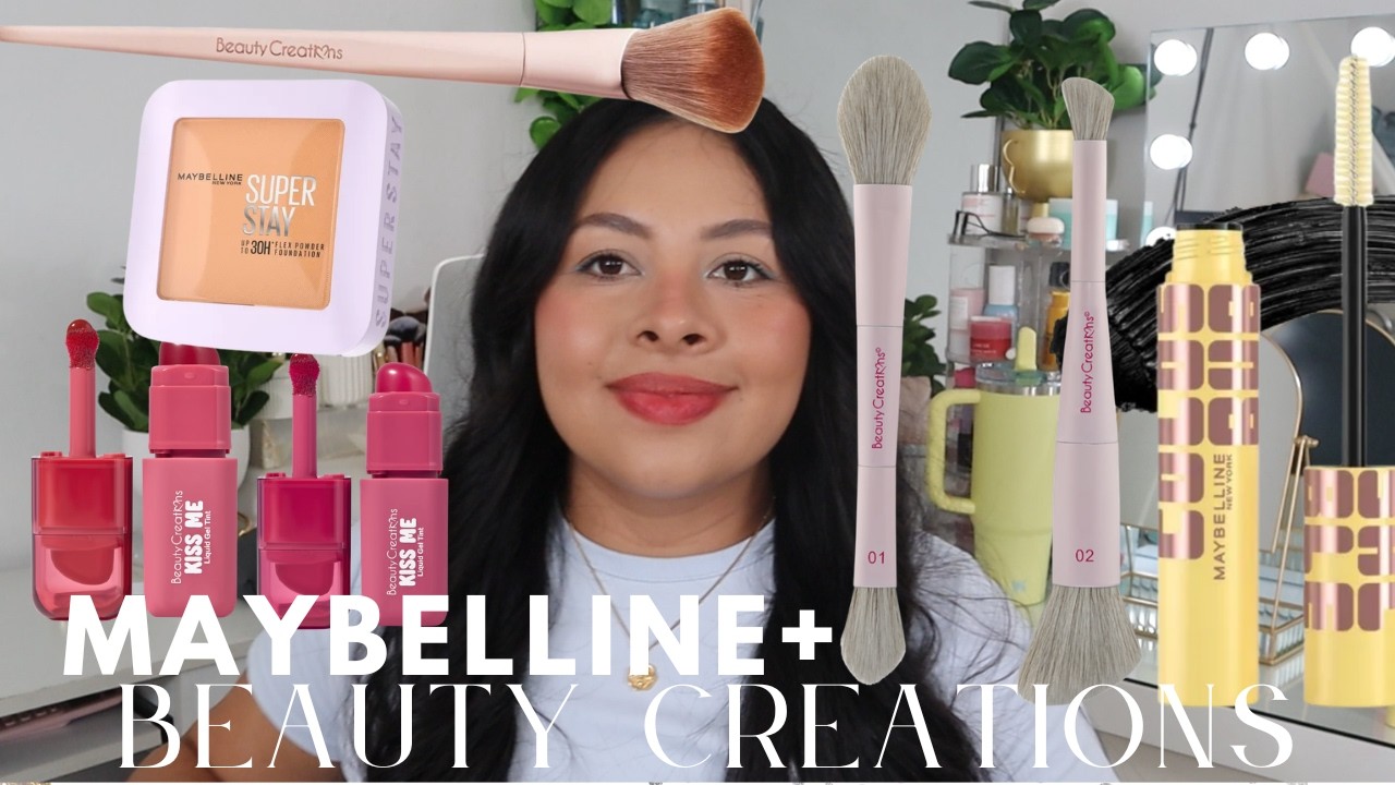 BASE EN POLVO MAYBELLINE SUPER STAY, BUBBLE MASCARA, BEAUTY CREATIONS TINTAS Y BROCHAS | HolaLizy 🦋