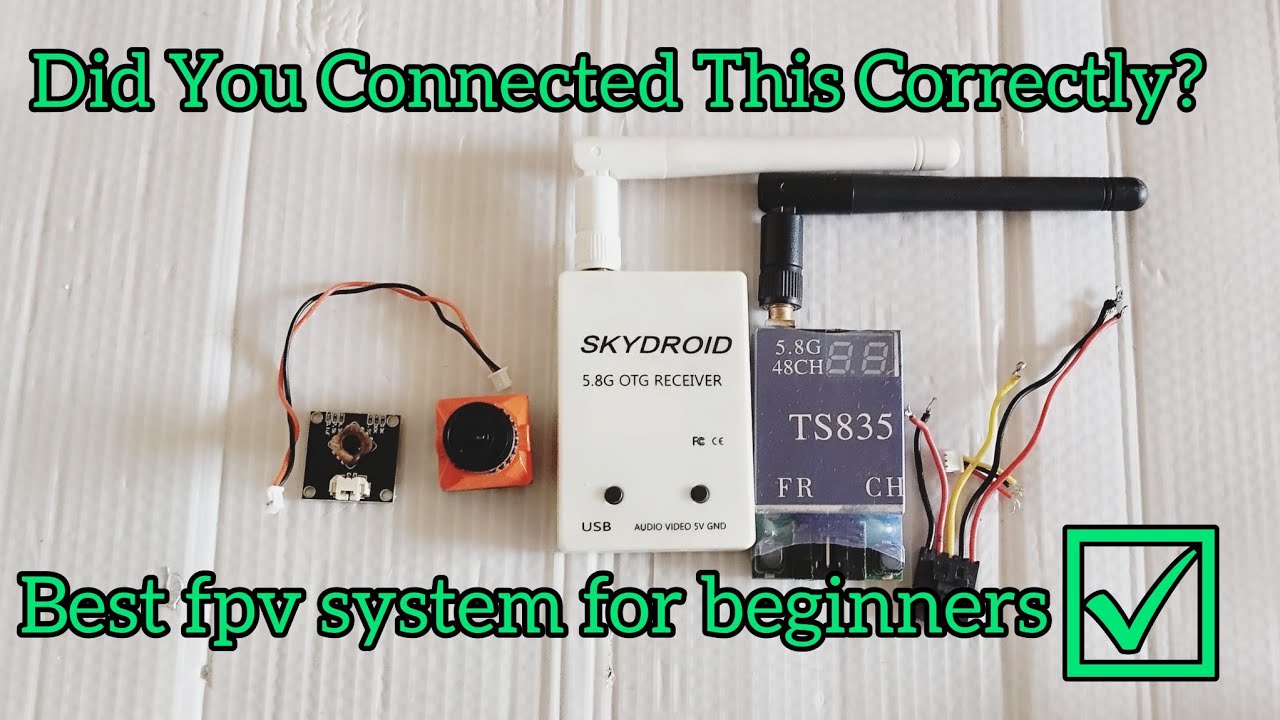 Connect Your Fpv Drone Camera Like This