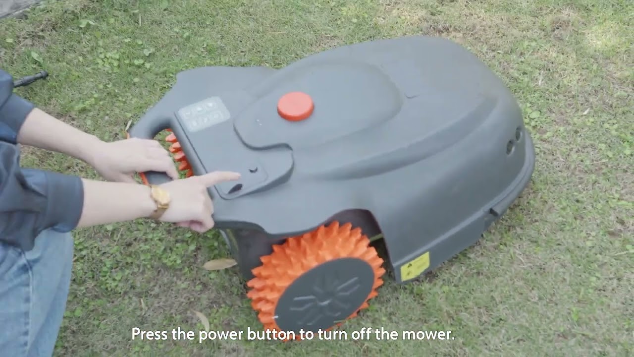How to clean the robotic lawn mower?