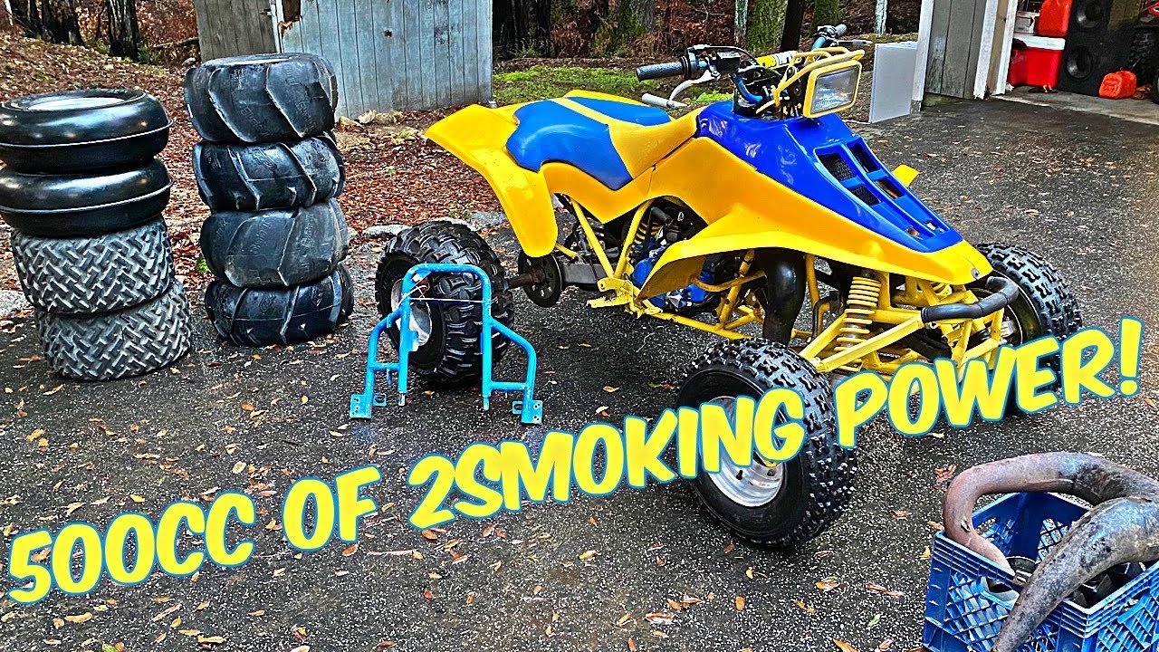 Нашел свой первый Suzuki Quadzilla 500, и он просто супер!!!!