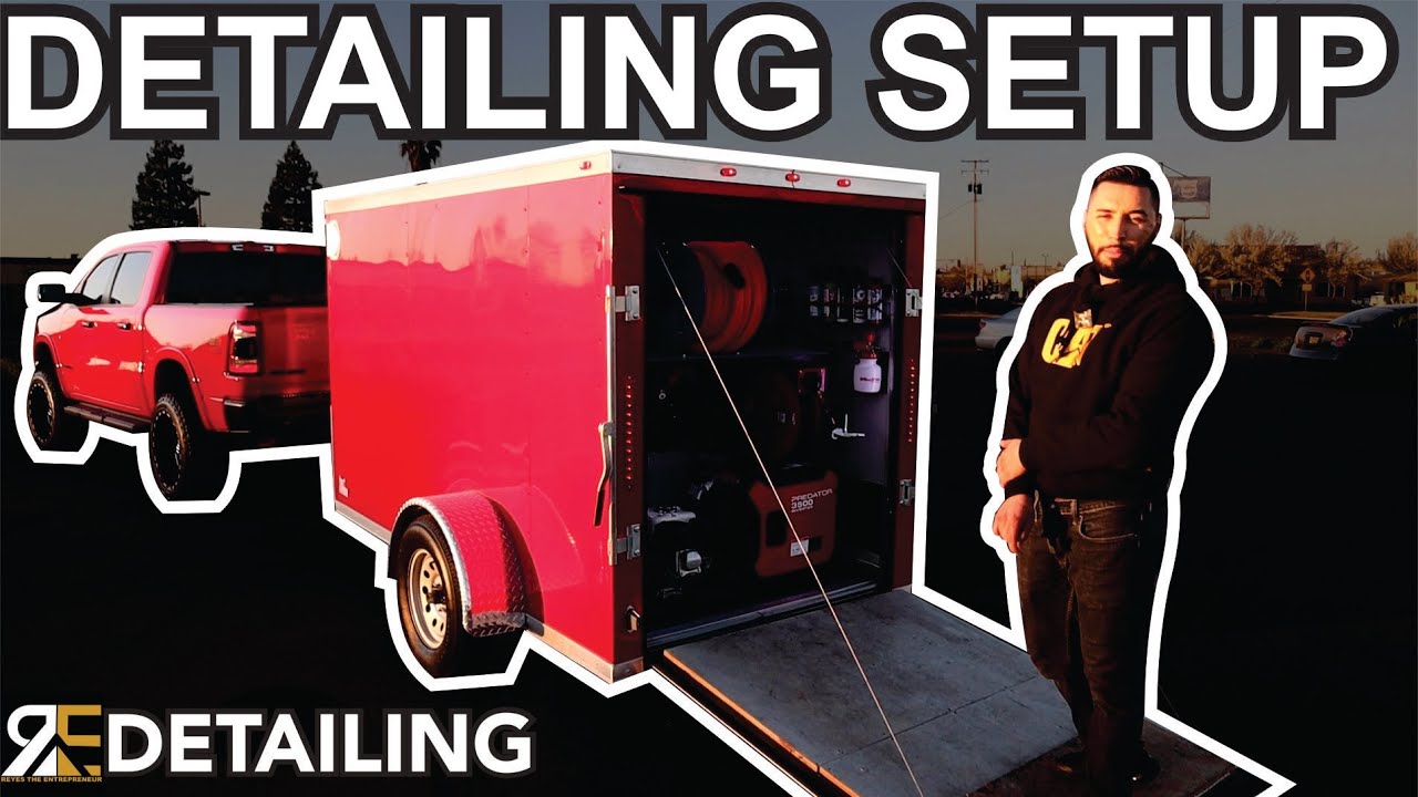 CV Detailers Trailer Detailing Setup - RTE Detailing