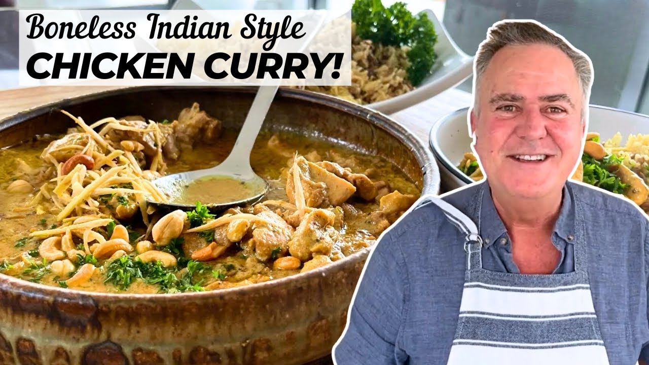How To Make Creamy Boneless Chicken Curry! 🍛🍗
