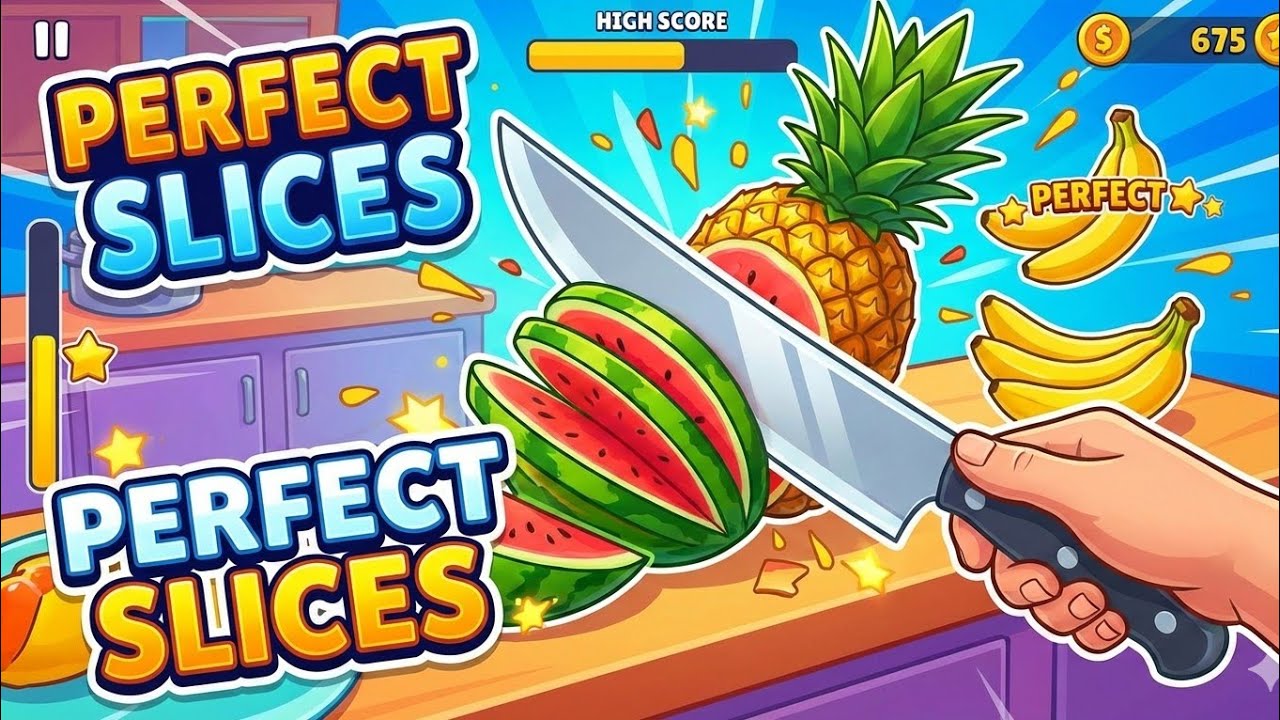 😍 Perfect Slices | Super Satisfying Knife Cutting Relaxing Gameplay.  #live #shortslive #shortvideo