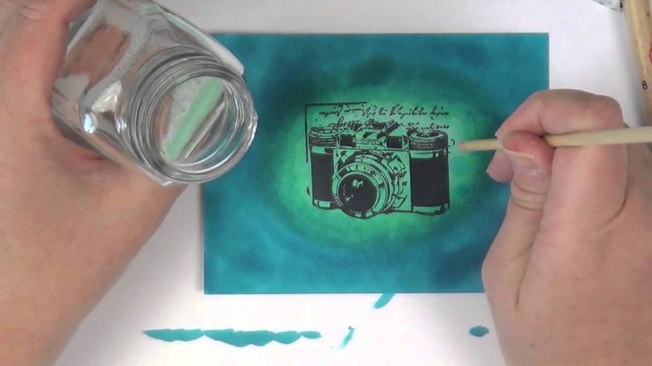 Alcohol Marker Bubble Technique By Jenn Cochran