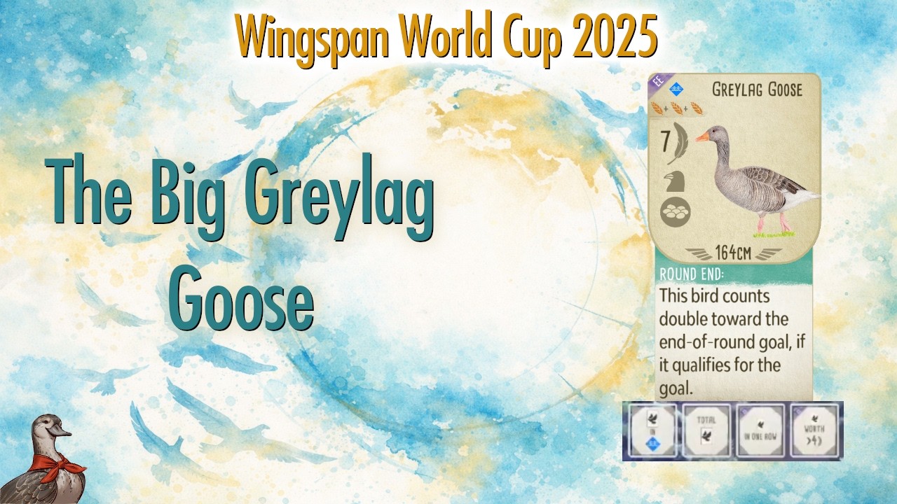 The Big Greylag Goose - Wingspan World Cup 2025 - Group Stage 2 vs Clloud