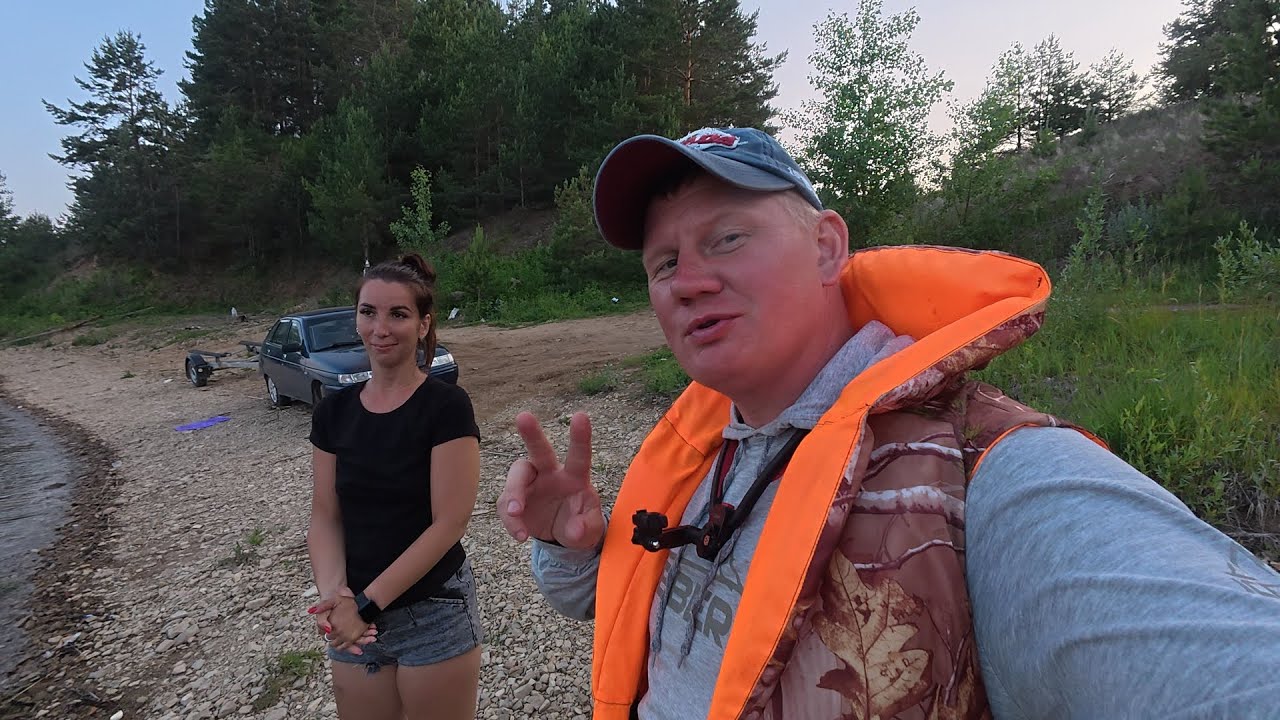 2 день рыбалки, живем в палатке на берегу реки Кама , Татарстан