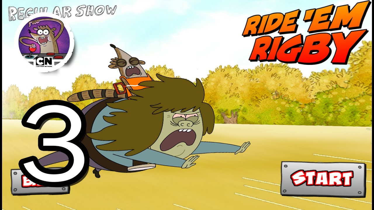 Just A Regular Arcade: Ride 'Em Rigby - Challenge Mile 11-15 (Cartoon Network Games)
