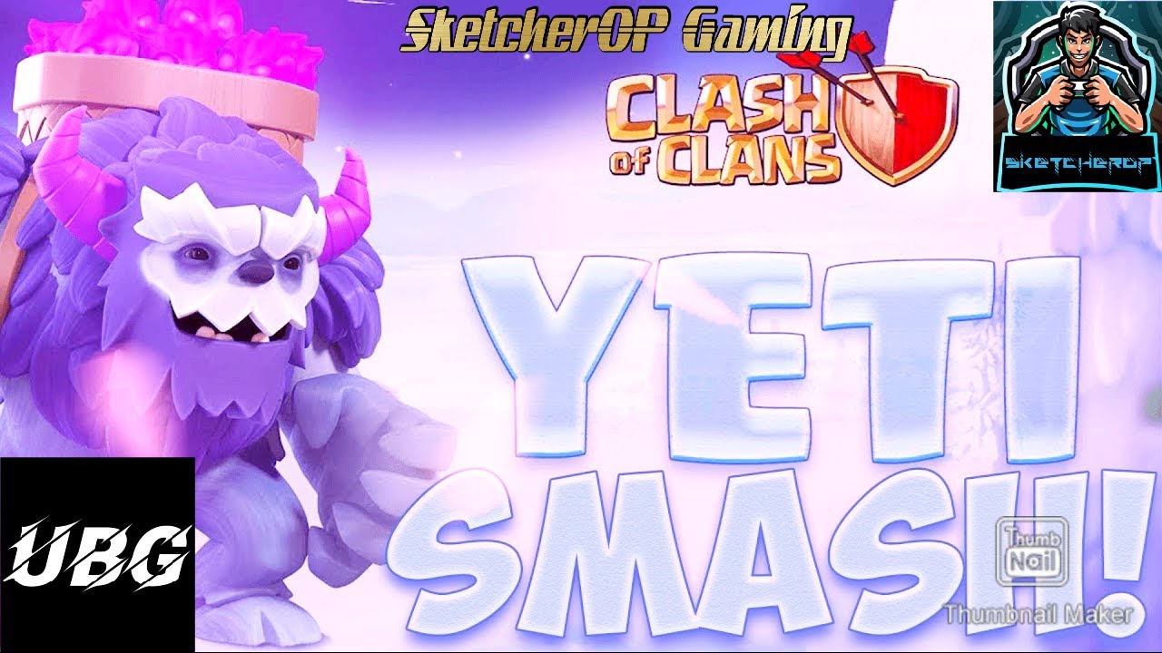 CLASH OF CLANS BEAST STRATEGY | YETI SMASH | SUPPORT | UBG INDIA | COCINDIA