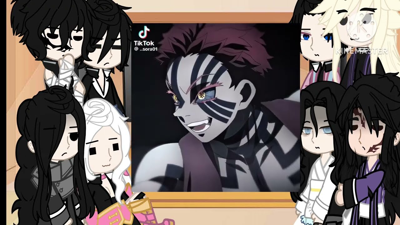 Uppermoons + muzan version pilares reaccionan a los originales parte 4 [akaza]
