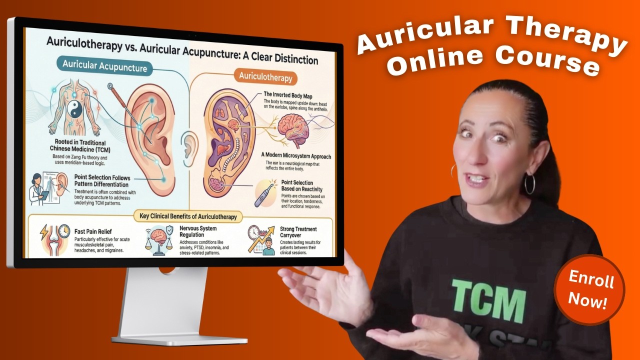 Онлайн-курс по иглоукалыванию уха (включая ушные семена)